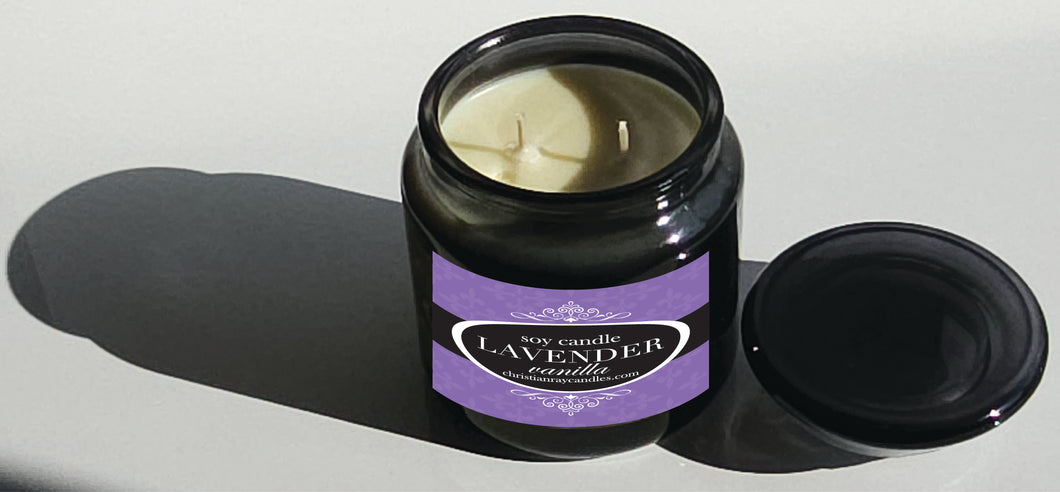 Apotho Soy Candle in Lavender Vanilla